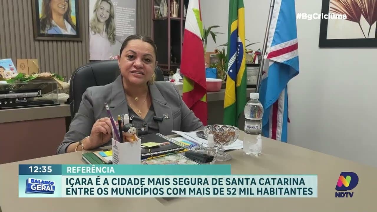 Içara é destaque em segurança entre cidades acima de 52 mil