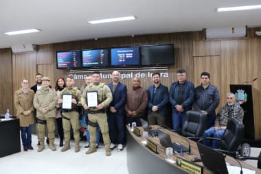 Polícia Militar de Içara é homenageada por alta produtividade em ações de segurança