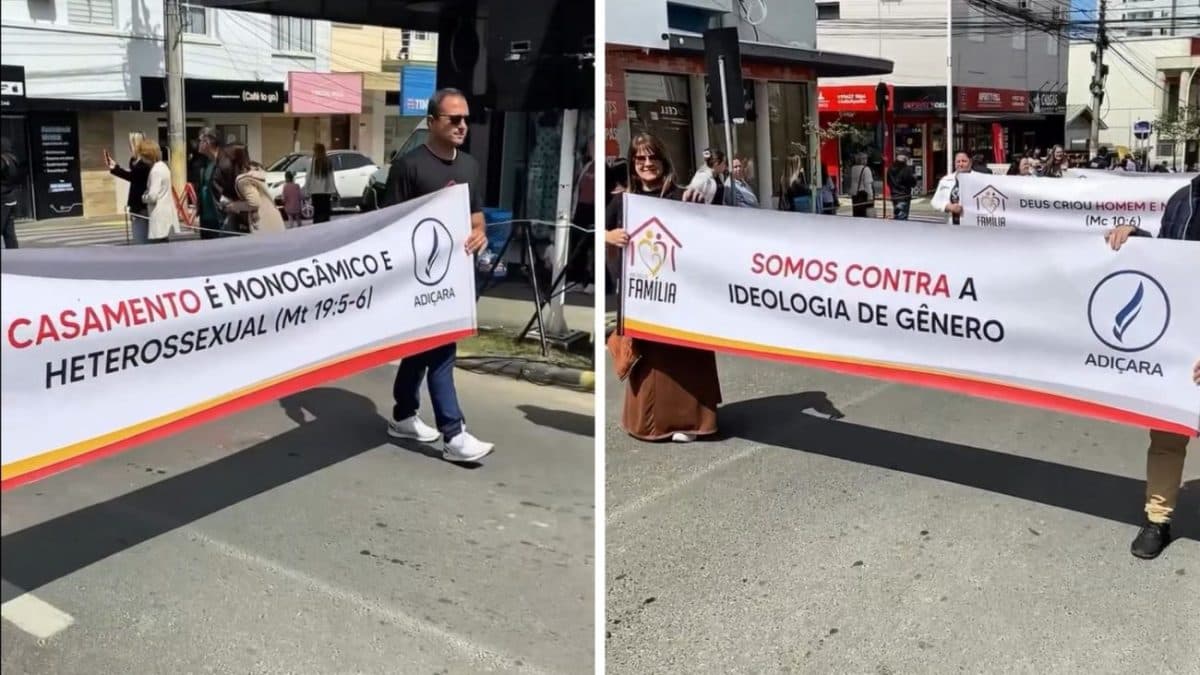 Igreja evangélica de SC entra na mira do MP após manifestações supostamente homofóbicas no desfile de 7 de setembro