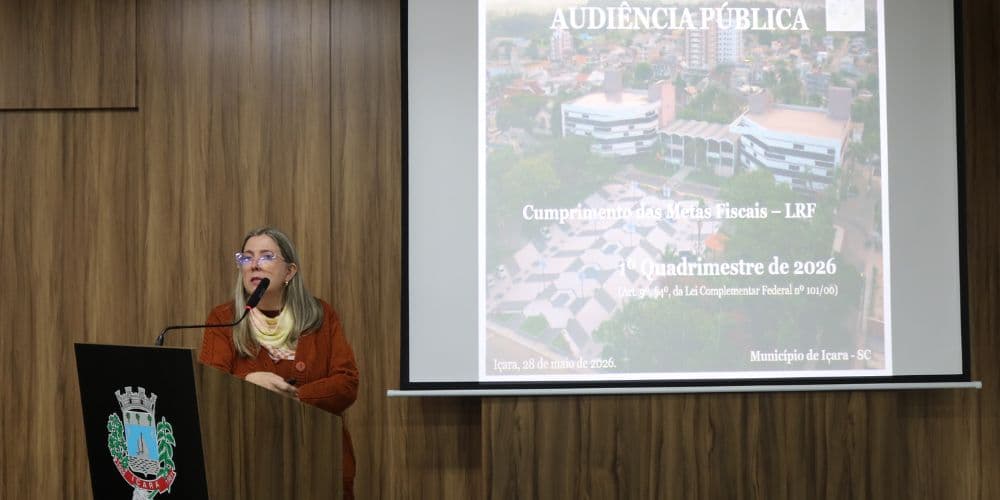 Içara Apresenta Metas Fiscais Positivas e Fortalece Transparência Pública